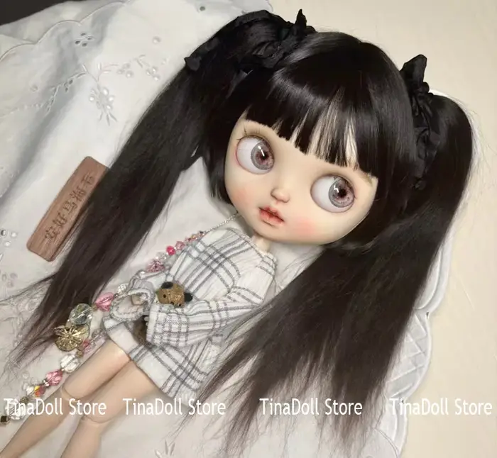 (TinaDoll Store) perruques de haute qualité 2026 de différents styles pour blythe 9-10 pouces tour de tête W29