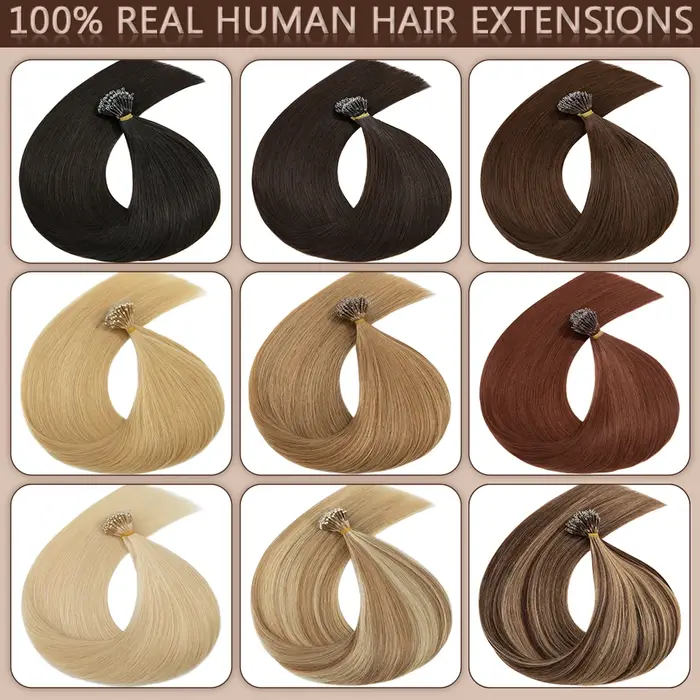 S-noilte-Extensions de Cheveux Naturels Lisses