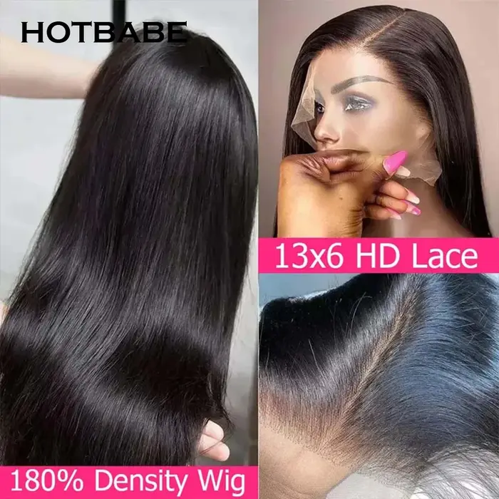 Perruque Lace Front Wig sans colle naturelle brésilienne