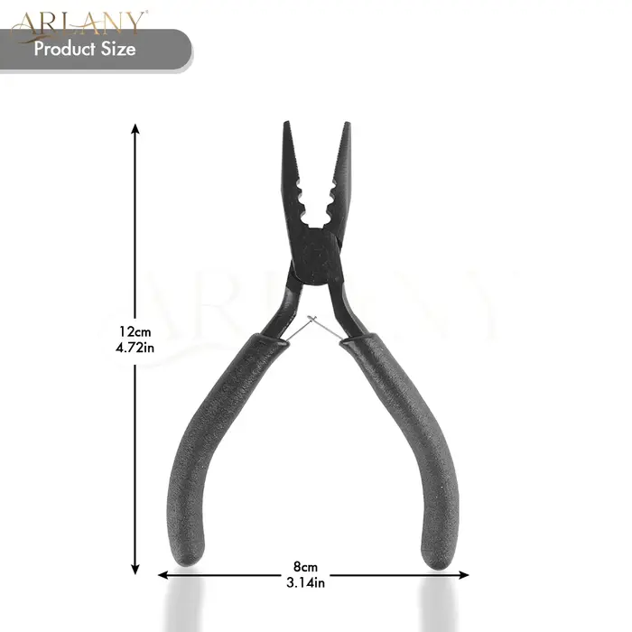 ARLANY pince d'extension de cheveux avec 3 trous microliens perles