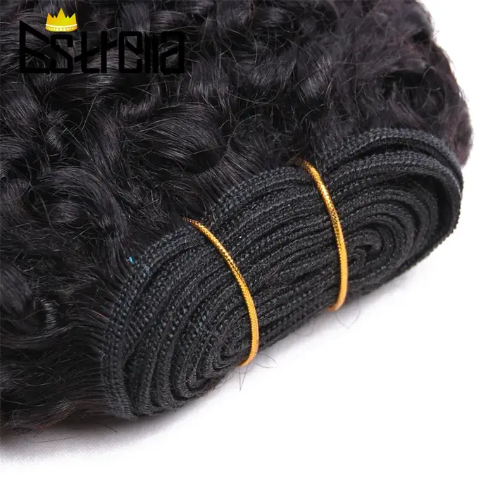 Mèches Afro 100% naturelles Remy crépues bouclées