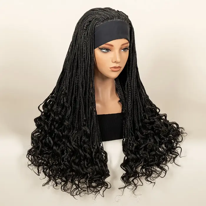 Perruque tressée bandeau
