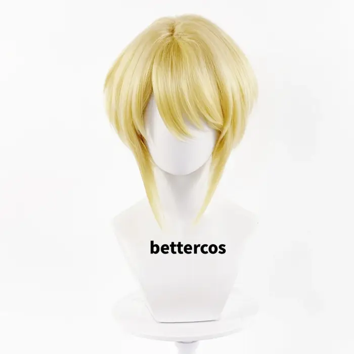 William James Moriart Cosplay perruque Anime MORIARTY le PATRIOT Blonde cheveux synthétiques courts résistants à la