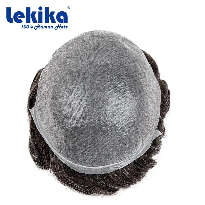 0.03mm PU Ultra mince peau toupet naturel hommes perruque Invisible mâle cheveux prothèse V boucle s
