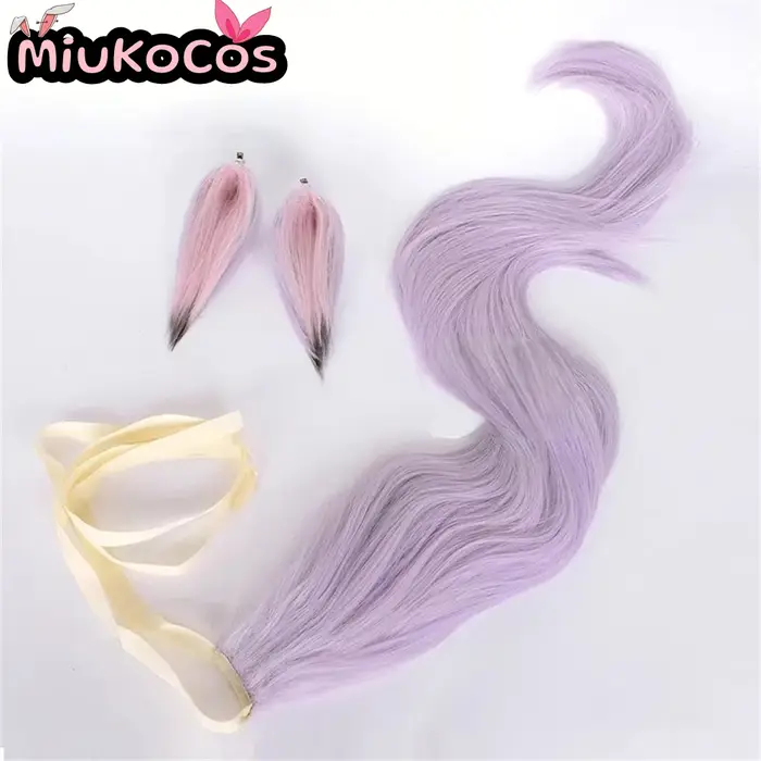 EN STOCK Mejiro McQueen Cosplay perruque avec oreilles et queue MiukoCosplay jeu Umamusume: joli Derby