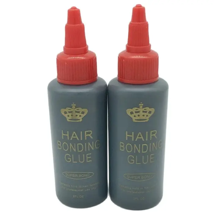 Colle de liaison de trame de cheveux