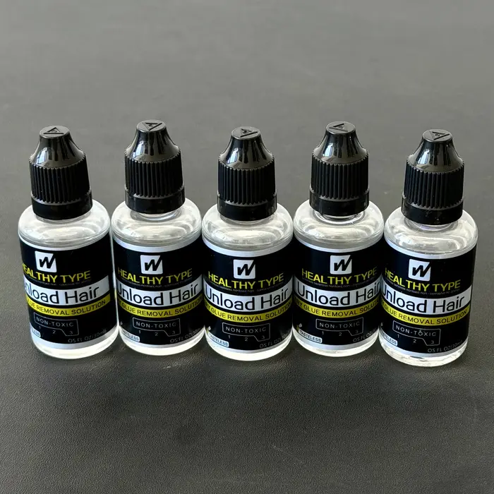 Lot de 5/3/1 pièces – Dissolvant de colle pour extensions capillaires 30 ml – Solution non toxique à action rapide pour perruques à bandes et à lacets