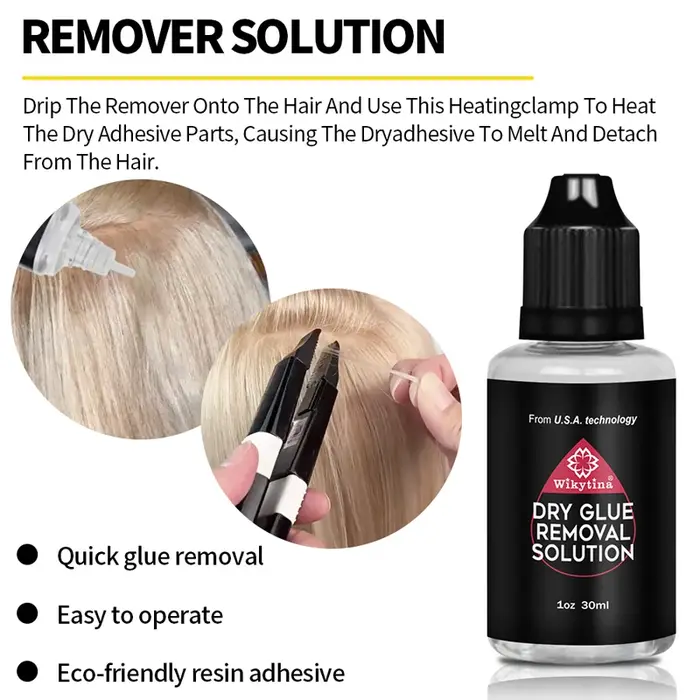 Kit d'extensions de cheveux professionnel V-Light avec colle UV pour salon et usage domestique - Machine à extensions