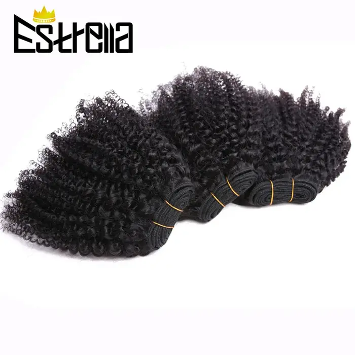 Mèches Afro 100% naturelles Remy crépues bouclées