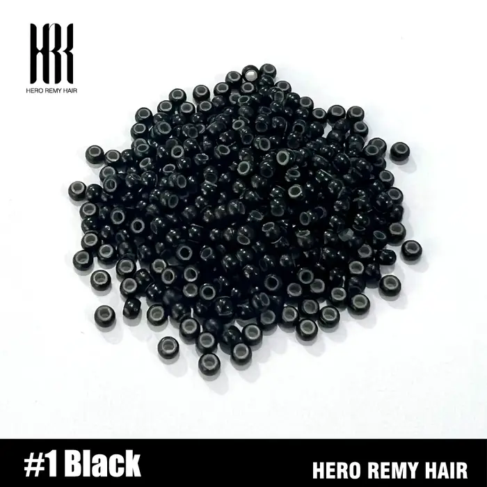 Nano anneau perles pour Extensions de cheveux 3.0mm Micro anneaux invisibles en Silicone 1000 pièces outils d'extension de coiffeur de Salon professionnel