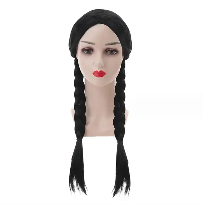 Perruque de Cheveux Longs Synthétiques pour Cosplay