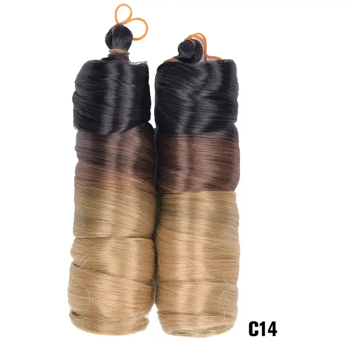 Extensions de cheveux tressés à boucles françaises