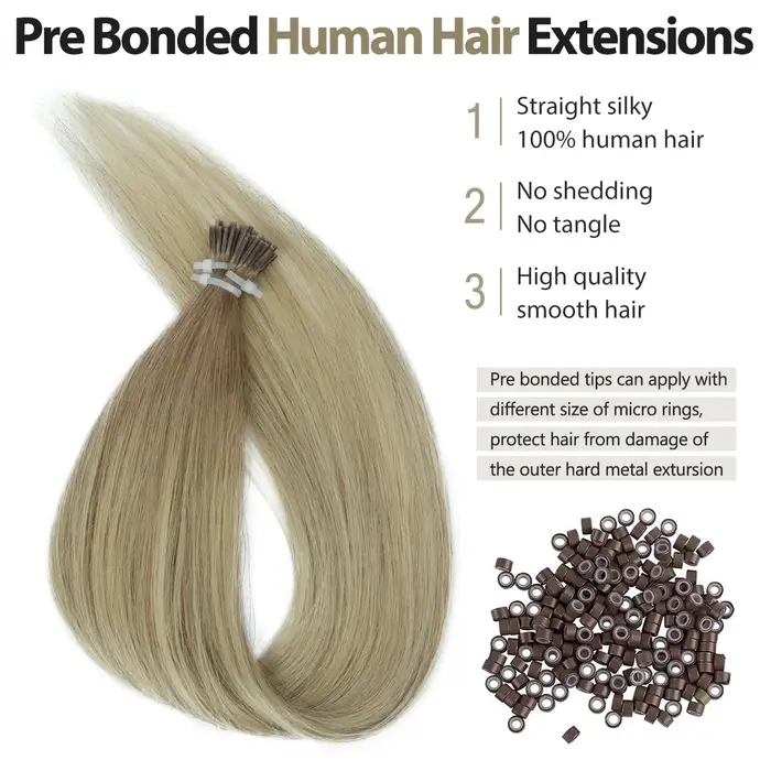 I Tip Extensions de cheveux