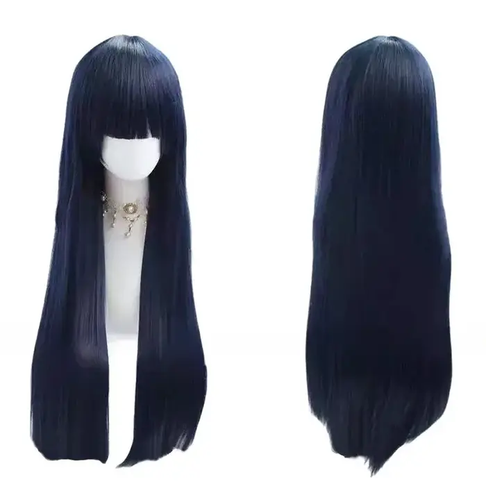 Perruques de cosplay Anime Higurashi No Naku Koro Ni Rika Furude pour femmes et filles, perruques de