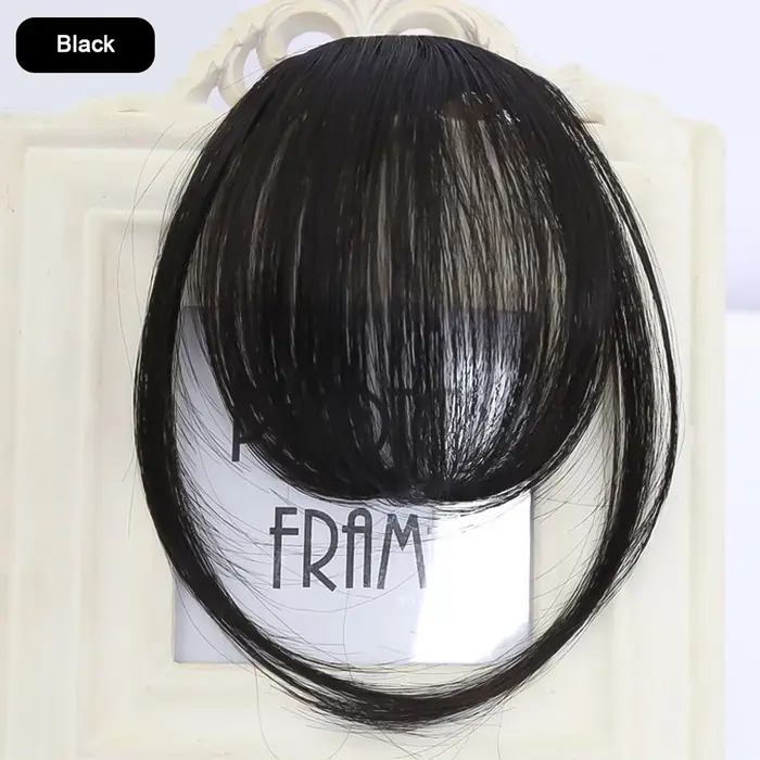 1Pc nouveau synthétique naturel front Ins cheveux fausses franges Air frange perruque femme pièce réel bande dessinée