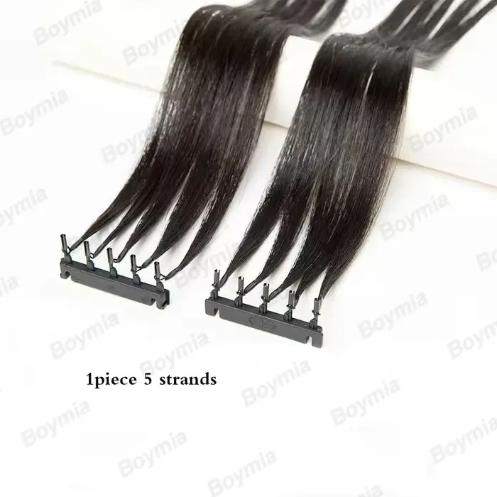 Extensions capillaires 6D en cheveux humains non-Remy