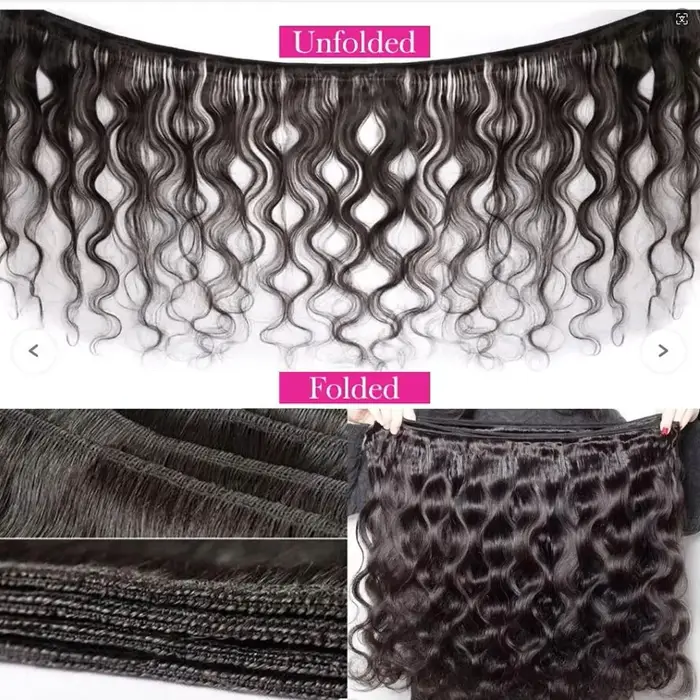 Extensions de cheveux humains Remy brésiliens ondulés naturels, 1/3/4 lots, 34 36 38 40 pouces