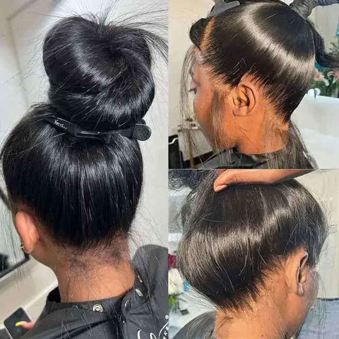 Perruque Lace Frontal Wig 360 naturelle sans colle