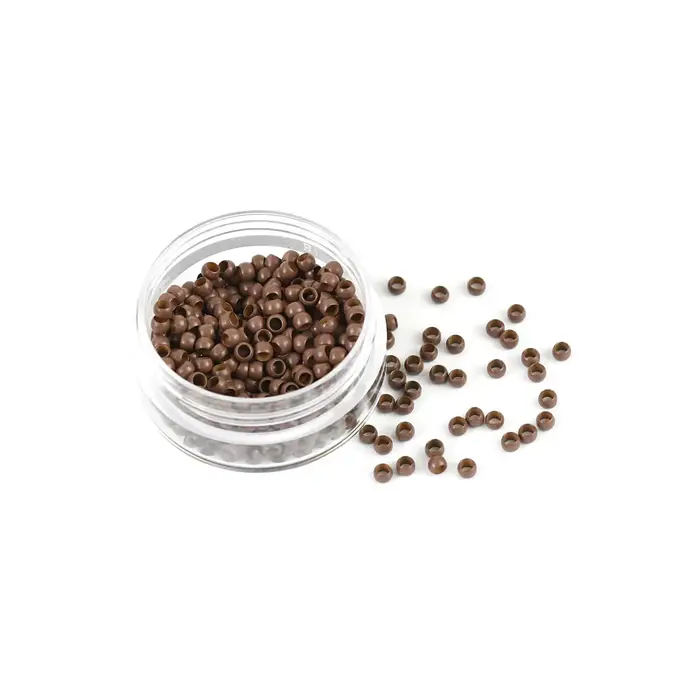 1000 pièces 3mm Nano Silicone doublé Micro anneau perles d'extension de cheveux