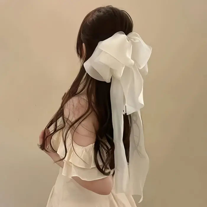 Pince à cheveux à gros nœud