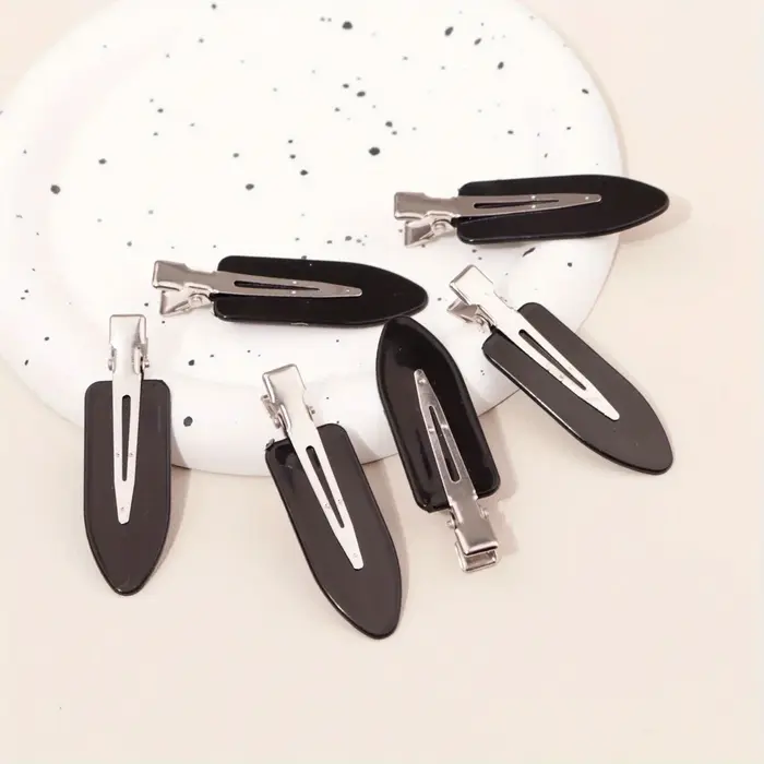 6 pièces/ensemble de pinces à cheveux sans couture sans plis, barres latérales, accessoires de maqui