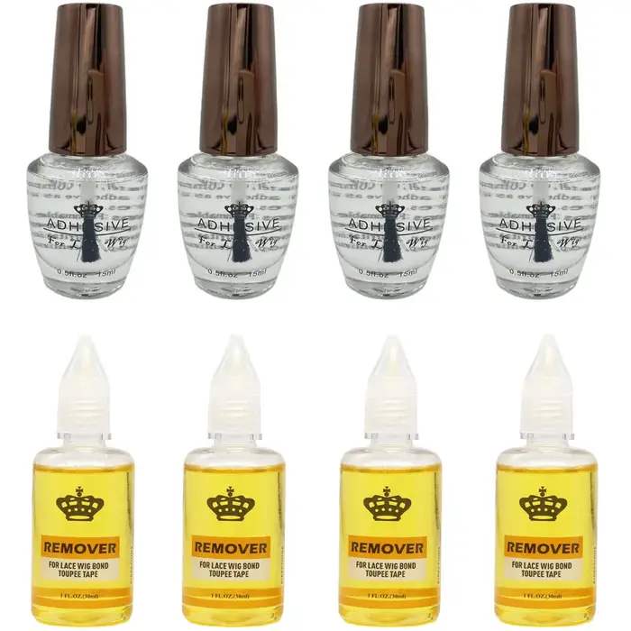 1/2 pièces 0.5FL.OZ(15ml) autocollants pour perruques en dentelle accessoire de Salon de beauté de cheveux perruque