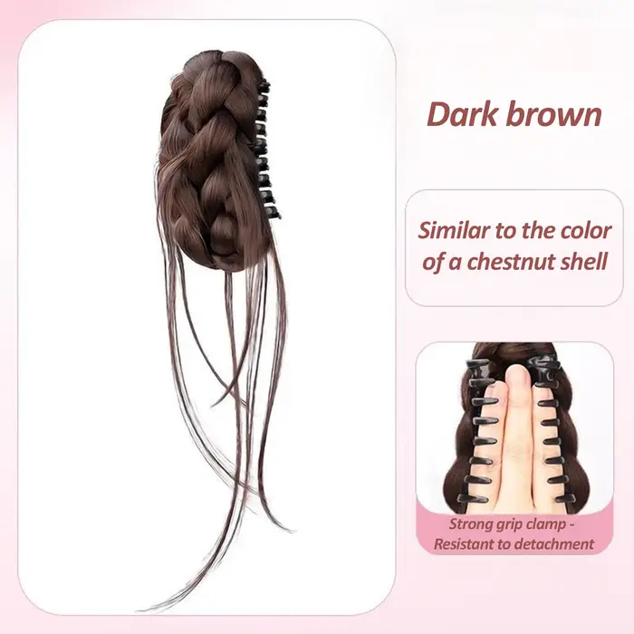 Pince à faux chignon en désordre