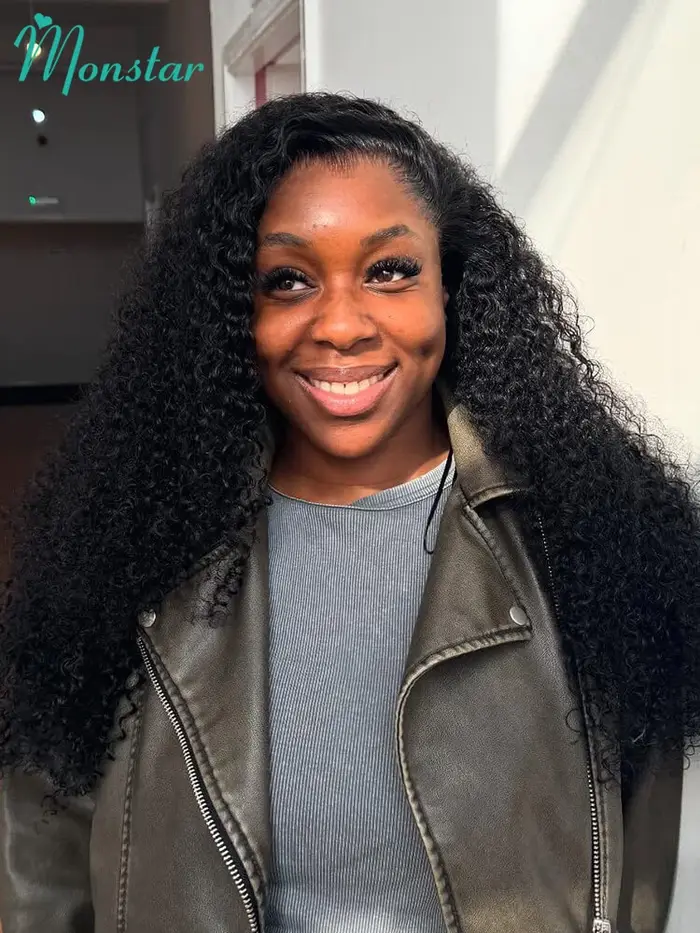 M délié Invisible 13x4 HD pleine dentelle frontale perruque de cheveux humains impeccable Lagos