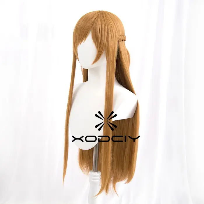 Perruque Cosplay Kirito Yuuki en Fiber de résistance à la chaleur