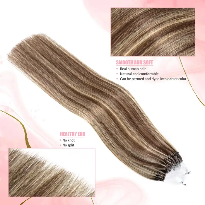 Extensions de cheveux humains 100% de qualité supérieure