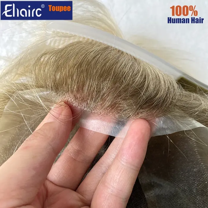 Perruque de prothèse capillaire pour homme