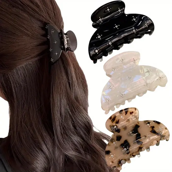 Pinces à cheveux en acétate