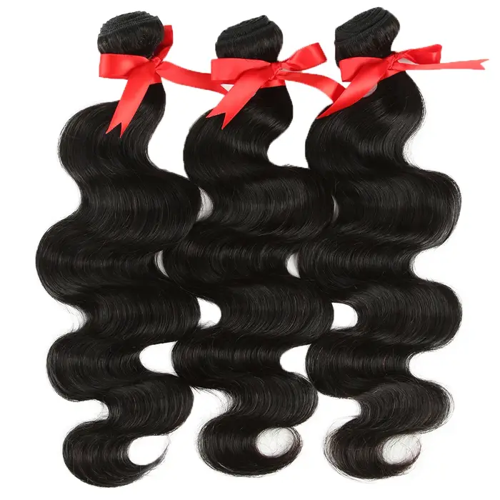 Mèches brésiliennes naturelles Body Wave élégantes de 28 pouces