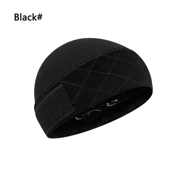 Bonnet de maintien de perruque avec bande en silicone antidérapante, bonnets de perruque doux 2-en-1