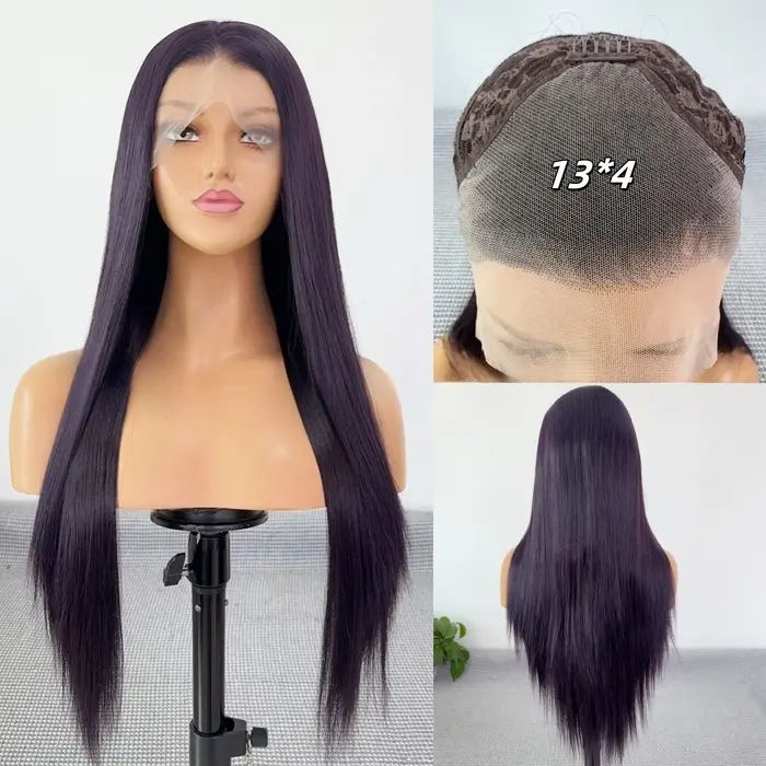 Perruque de Cosplay violette pour femmes
