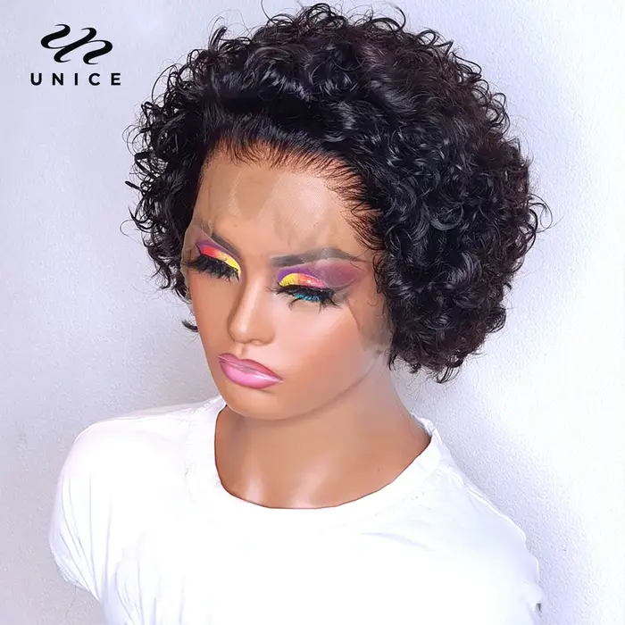 Perruque Lace Pixie Cut Wig 100% naturelle-UNice Hair