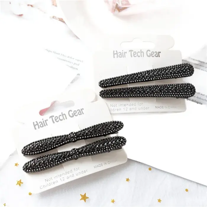 Épingles à cheveux en cristal Bling pour femmes et filles
