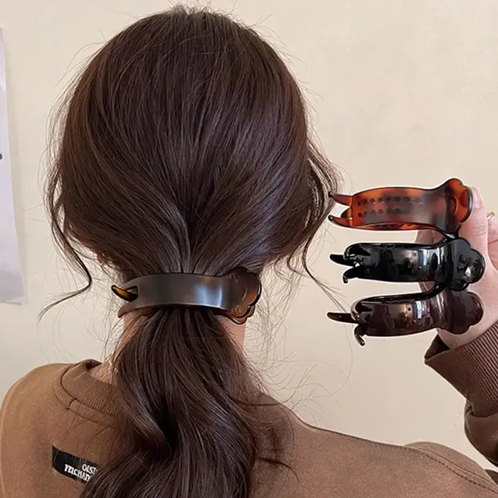 Pinces à cheveux queue de cheval haute pour femmes