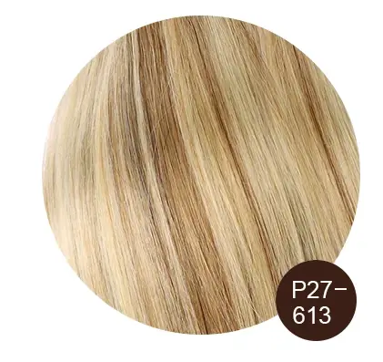 Extensions de cheveux raides Clips dans l'extension