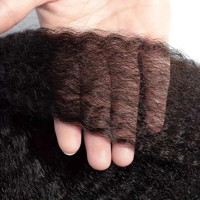 Perruque en fibre synthétique bouclée