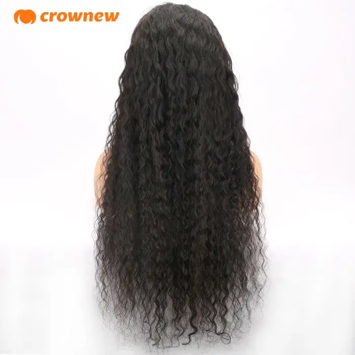 Perruque de cheveux humains bouclés 13X4