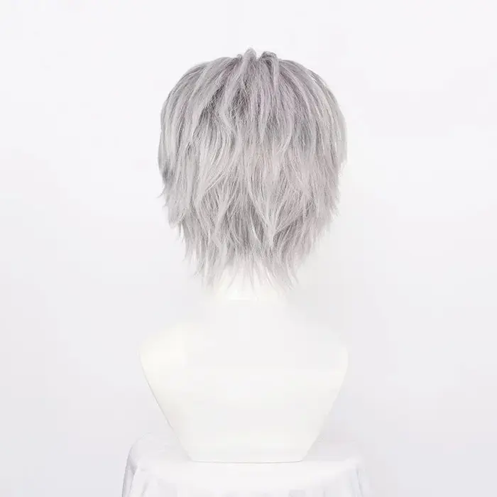 Vergil Cosplay perruque synthétique courte