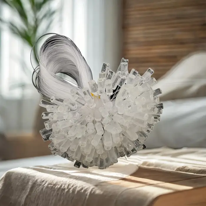 100 pièces de micro-anneaux transparents à boucle
