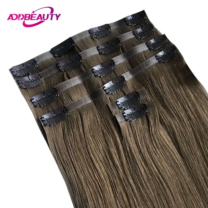 Extensions de cheveux à clipser et à coller