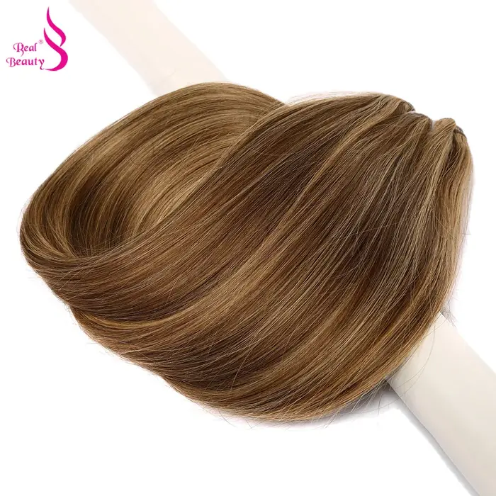 Tissage en lot brésilien Remy naturel Balayage blond cendré