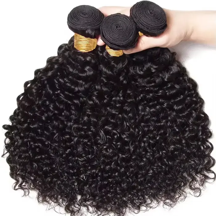 Cheveux Afro courts crépus bouclés 3 paquets traiter