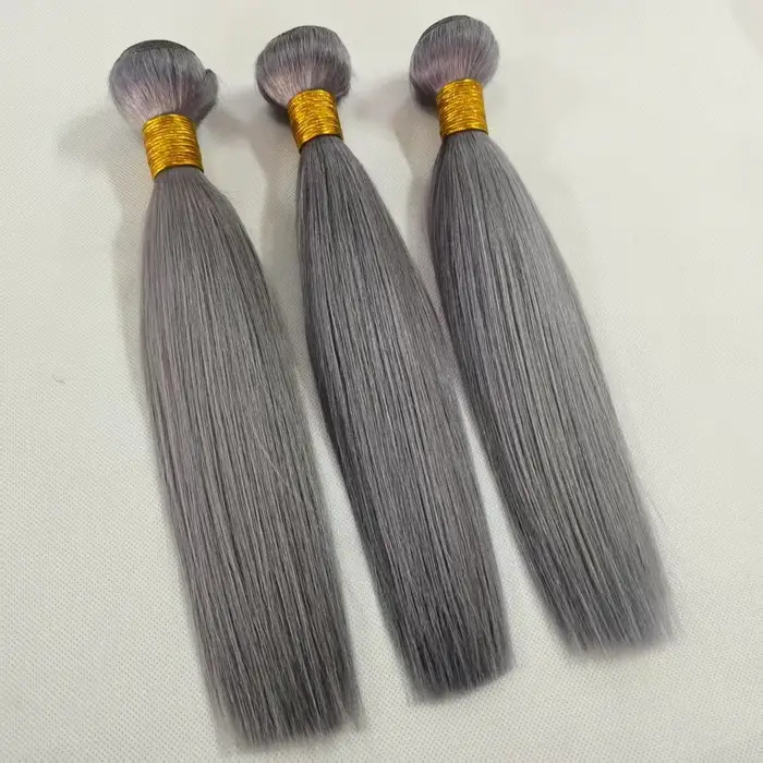Tissage en lot brésilien naturel Remy lisse et soyeux