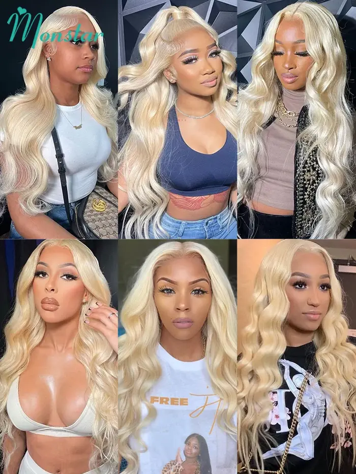 Extensions de cheveux blonds Monstar 613