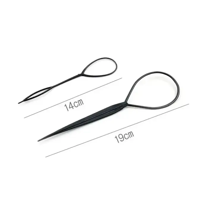 Populaire 1 ensemble queue de cheval créateur boucle en plastique outils de coiffure poney Topsy
