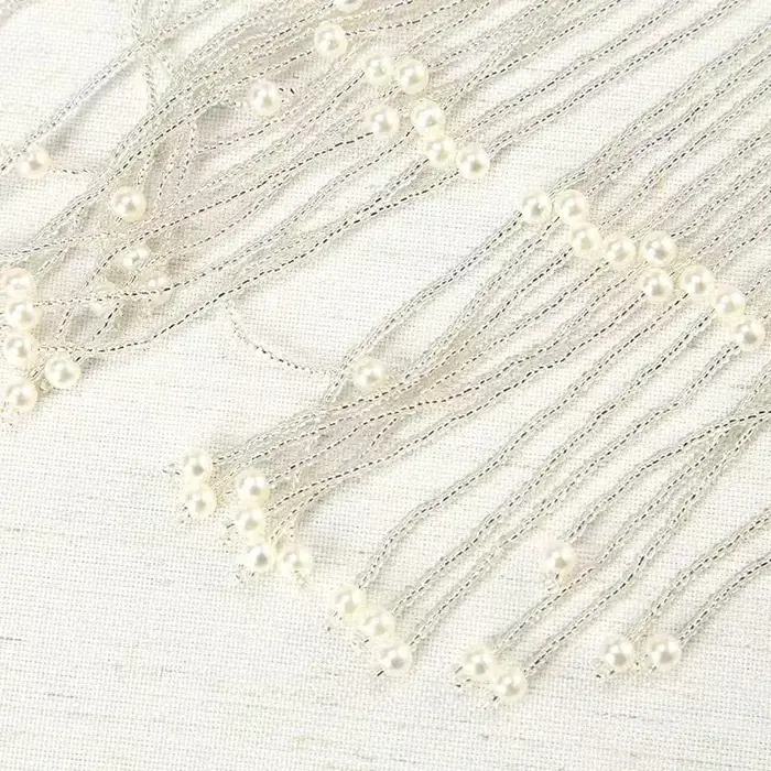 Casque clouté de perles pour dames-chaîne d'accessoires de cheveux de mode pour fête de danse et Banquet d'imitation